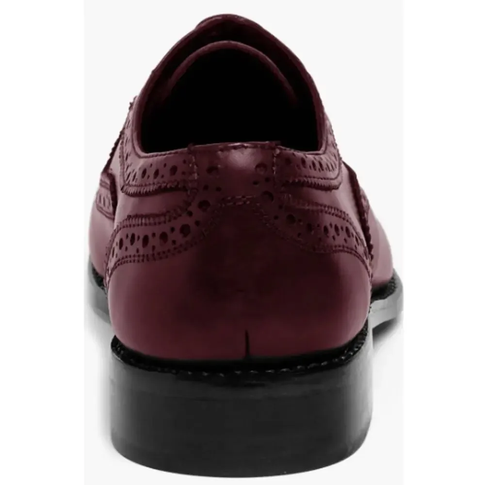 Anthony Veer Men's Dark Red Ford Brogue Oxford Shoes Size 9.5
